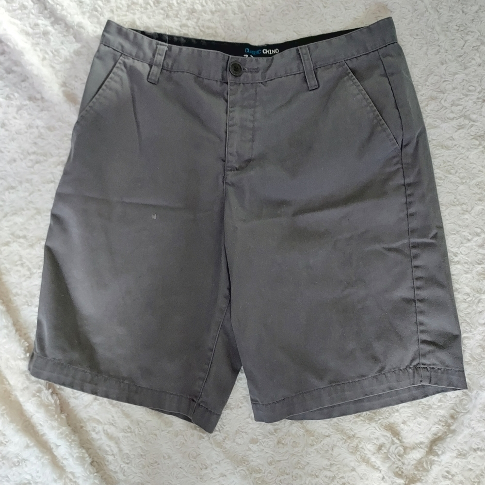 Blue Crown Classic Chino Shorts Gray waist 33 Casual Everyday Normcore